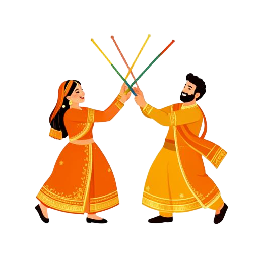 Traditional stick dance for Kolatam